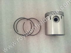 PISTON WITH RINGS