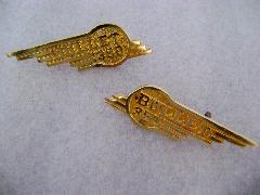 Royal enfield bullet 350cc tool box monogram badges decal pure brass