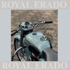 Royal Enfield vintage g2 style old model style blue tank for Classic