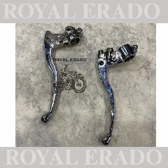 Royal enfield brass chromed universal clutch and brake lever for standard w