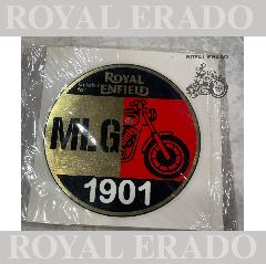 Royal Enfield made like a gun sticker 2 peace's for Classic Standard