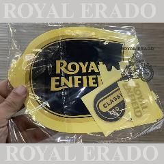 Royal Enfield Classic 350cc black tank and tool box sticker in black