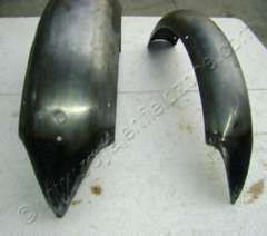 FRONT MUDGUARD AND REAR BROAD MUDGUARD IN V-SHAPE RAW