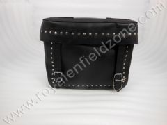 SQUARE SADDLE BAG LEATHER WITH RIVETS