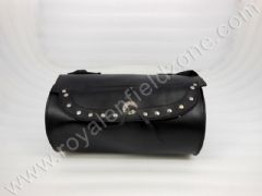 ROUND TOOL BAG BIG WITH RIVETS IN LEATHER