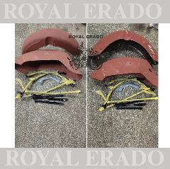 Royal Enfield Standard vintage g2 style old model box type rear mudguard an