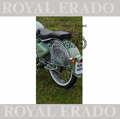 Royal Enfield side  sare guard vintage old mode g2 style in chrome