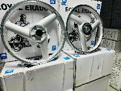 ROYAL ERADO BOING SILVER ALLOY WHEEL FOR SPLENDAR SMALL DRUM.
